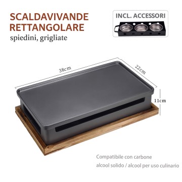 Scaldavivande rettangolare...