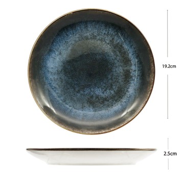 Piatto Frutta Modry Blu 19...