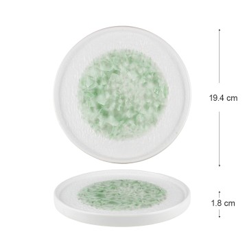 Piatto Rotondo In Ceramica...