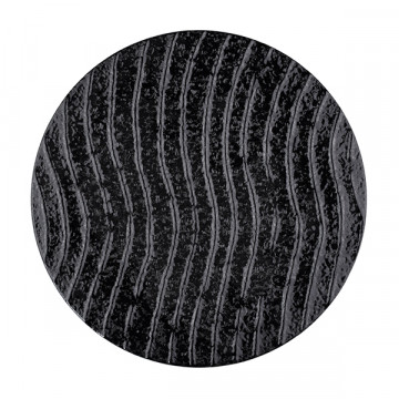 Piatto “Onda Nera” – 8.5"