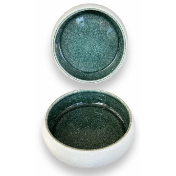 CM20 ELIPSE BOWL WHITE TEAL