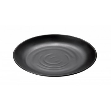 PIATTO NERA MELAM.DIA. 28X3CM