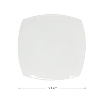 PIATTO TOKIO QUADRO 21CM