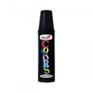 BICCH. 200ML 50PZ NERO
