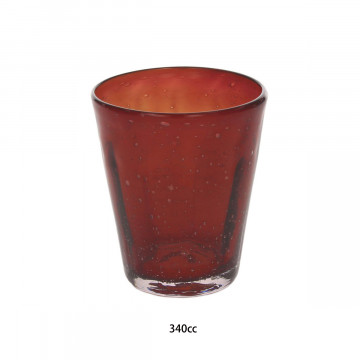 KOLORS BICCHIERE CC340 ROSSO