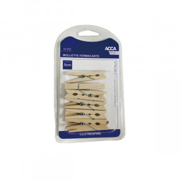 MOLLETTE DI LEGNO 10PZ