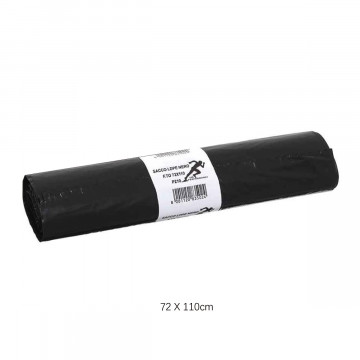 SACCO LDPE NERO 72X110CM...
