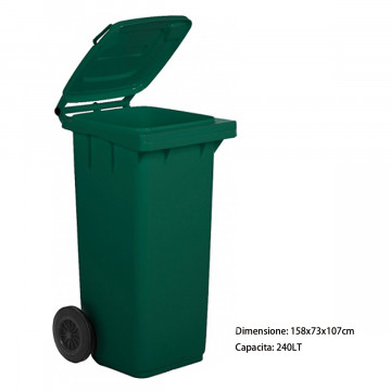 BIDONE CARRELLATO  LT240