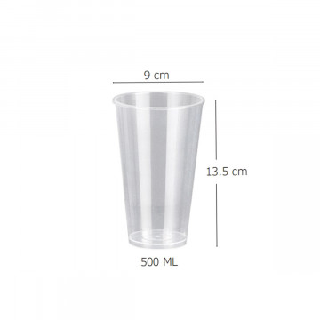 BICCHIERE BUBBLE TEA 500ML