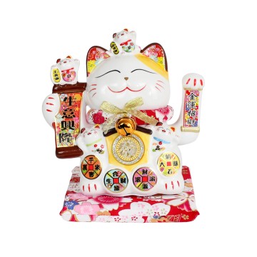 GATTO PORTA FORTUNA H:25CM