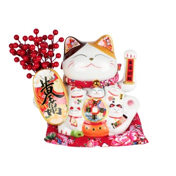 GATTO PORTA FORTUNA 11"