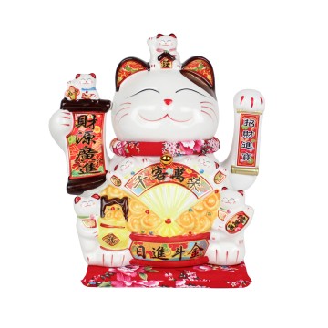 GATTO PORTA FORTUNA 14" 4CM