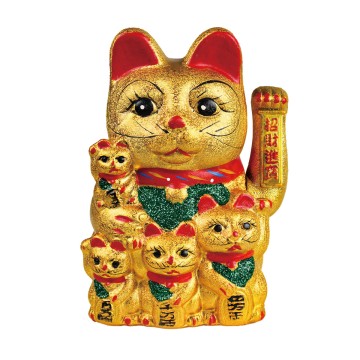 Gatto Portafortuna Dorato...